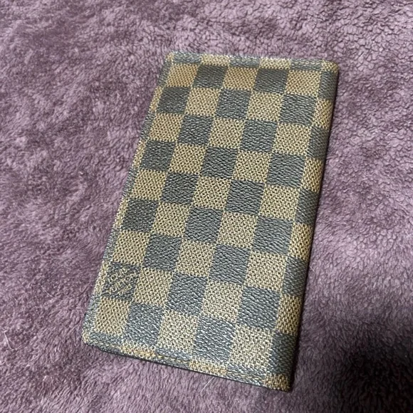 LV Damier Ebene Passport Holder / Long Wallet LOUIS VUITTON - Picture 2 of 5